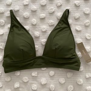 J. Crew Plunge bikini top